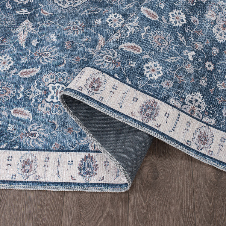 Union Rustic Koressa Chenille Machine Washable Oriental Rug Wayfair